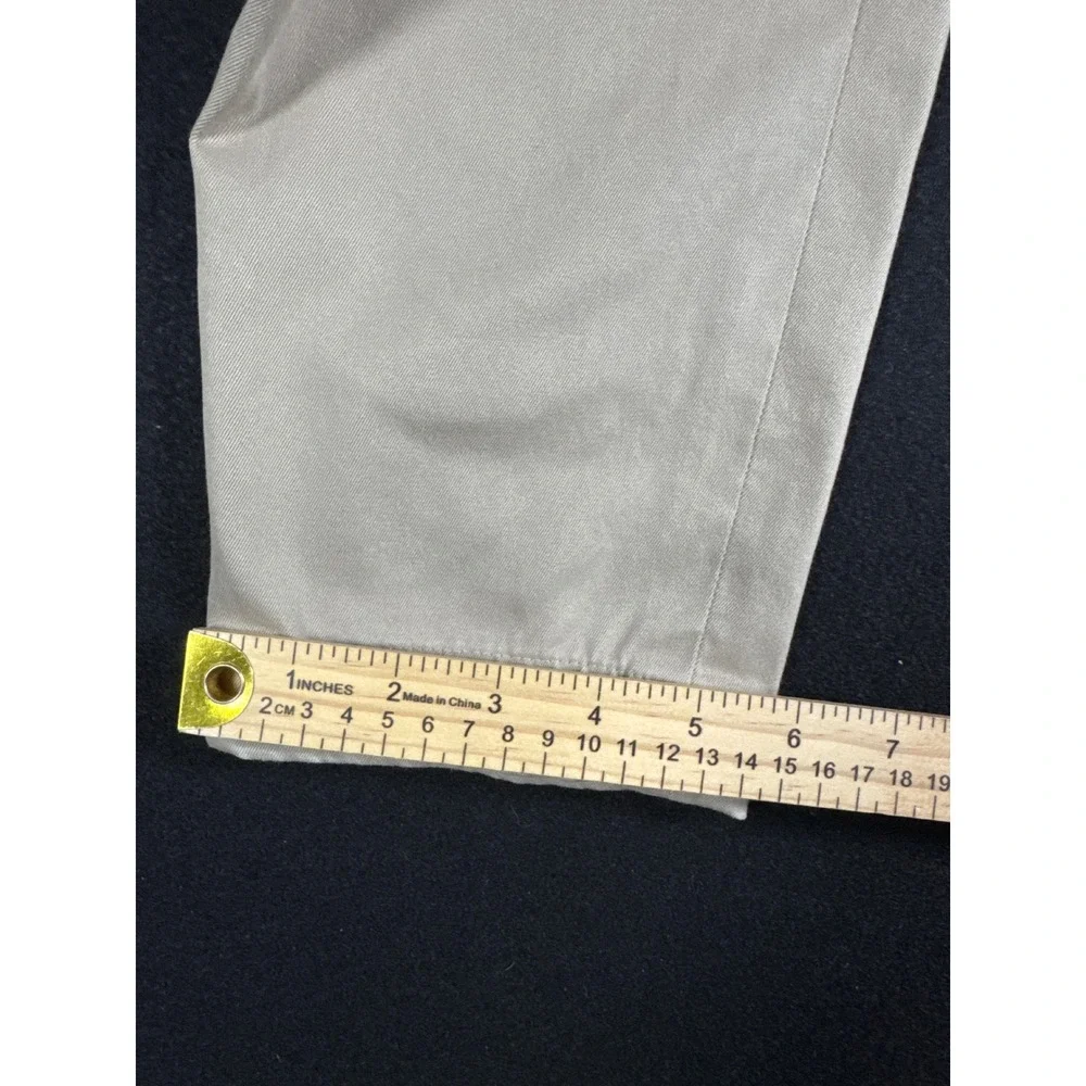 Banana Republic Mens 31x32 Tapered Fit Khaki Chino Pants Tailoring Performance